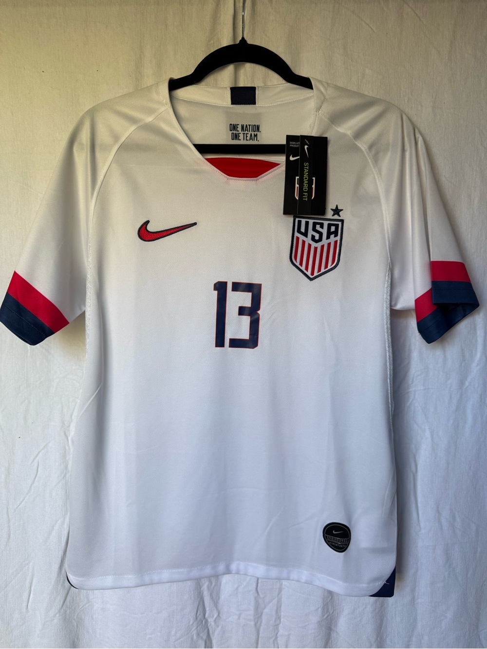Nike USA Women's White Soccer Jersey Alex Morgan- #13